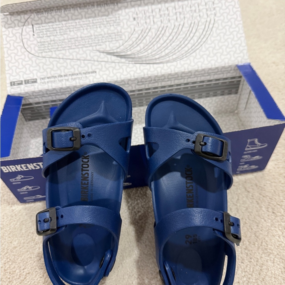Birkenstock Navy Waterproof Sandals toddler size 11